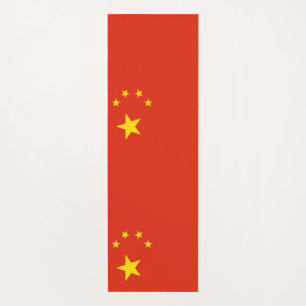 Patriotic Yoga Mats with flag of China