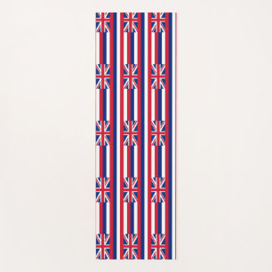 Patriotic Yoga Mats with flag of Hawaii, USA