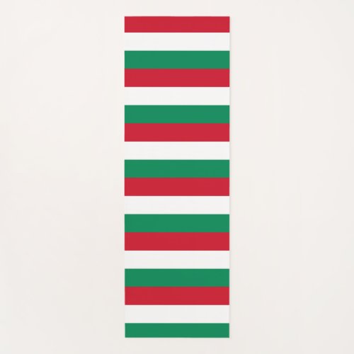 Patriotic Yoga Mats with flag of Hungary