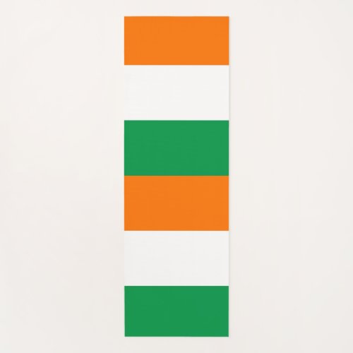Patriotic Yoga Mats with flag of Ireland