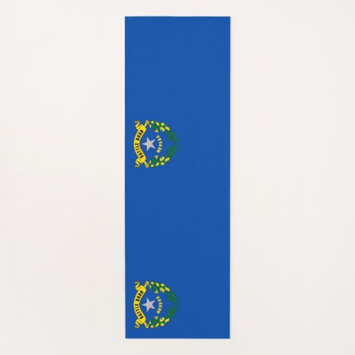 Patriotic Yoga Mats with flag of Nevada