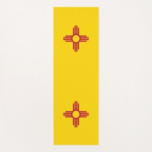 Patriotic Yoga Mats with flag of New Mexico