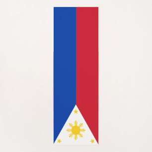 Patriotic Yoga Mats with flag of Philippines