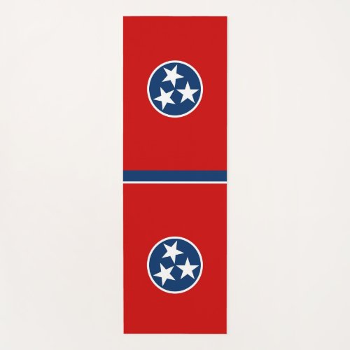 Patriotic Yoga Mats with flag of Tennessee