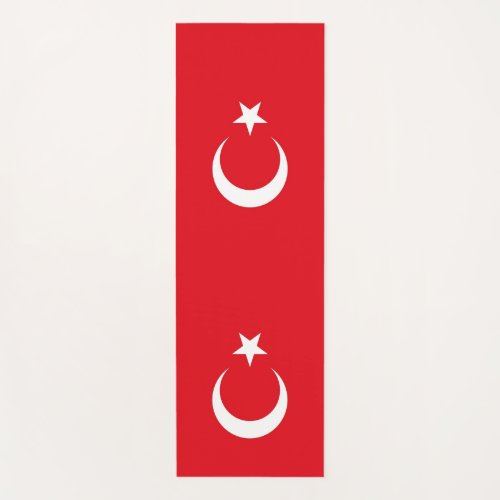 Patriotic Yoga Mats with flag of Turkey