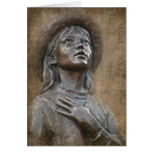 patriotic young girl statue (Front)