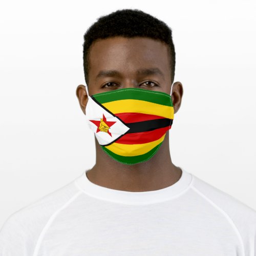 Patriotic Zimbabwe Flag Adult Cloth Face Mask