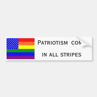 Patriotism comes in all stripes