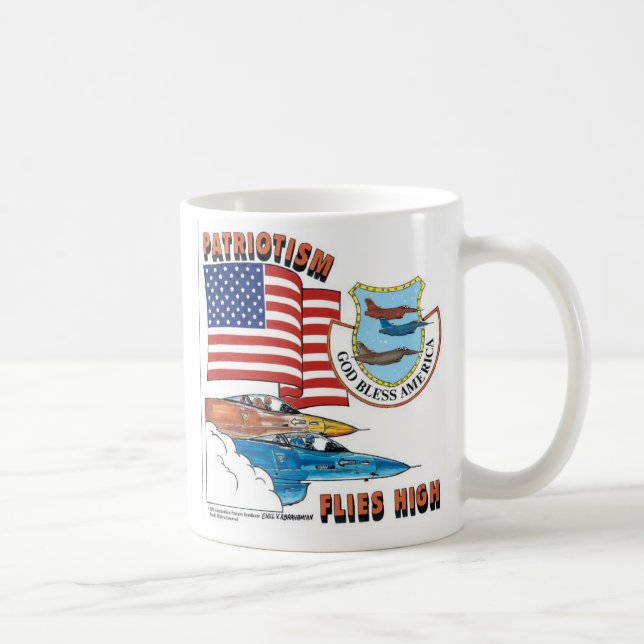 Patriotism Flies High Coffee Mug (Right)