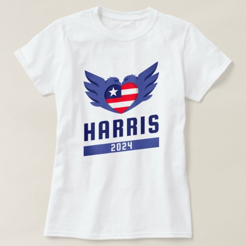 Patriots Heart Harris 2024 T_Shirt