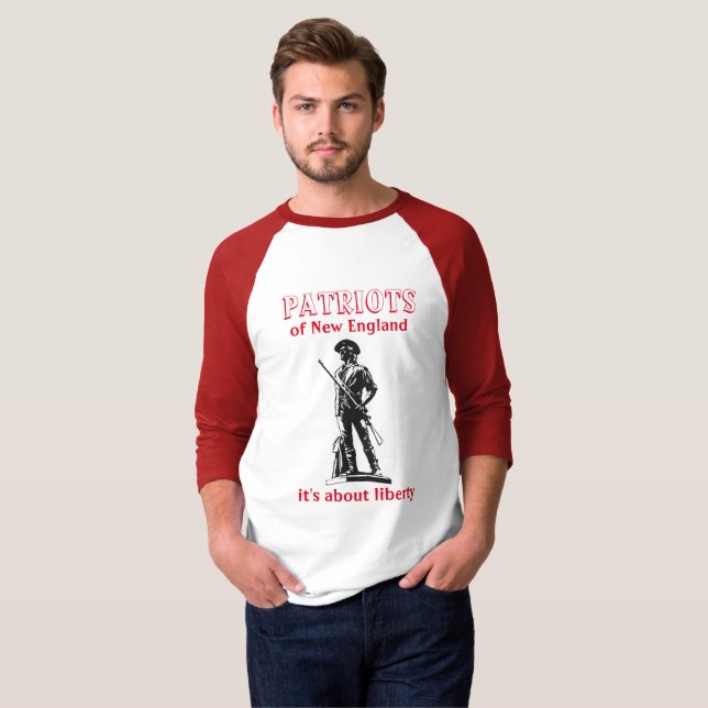 Patriots Liberty Shirt - New England History (Front Full)