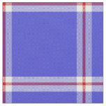 Patriots' Plaid Fabric