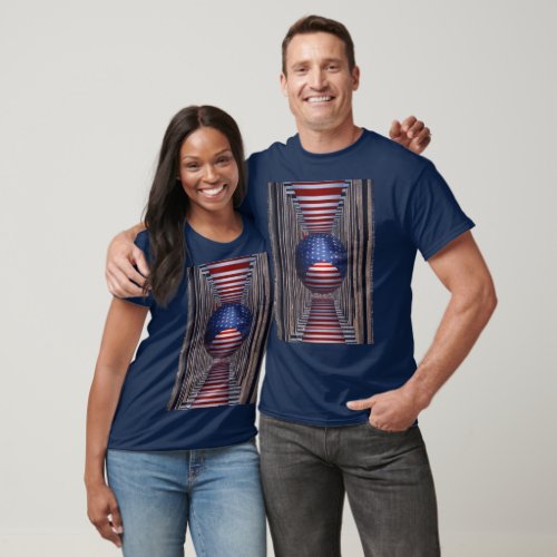 Patriots Pride 3D American Flag_Inspired T T_Shirt