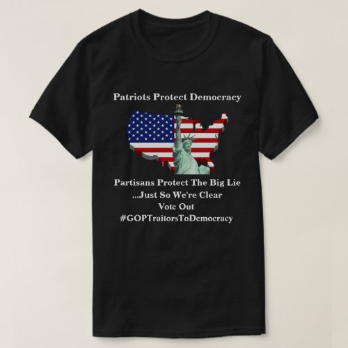 Patriots Protect Democracy T_Shirt