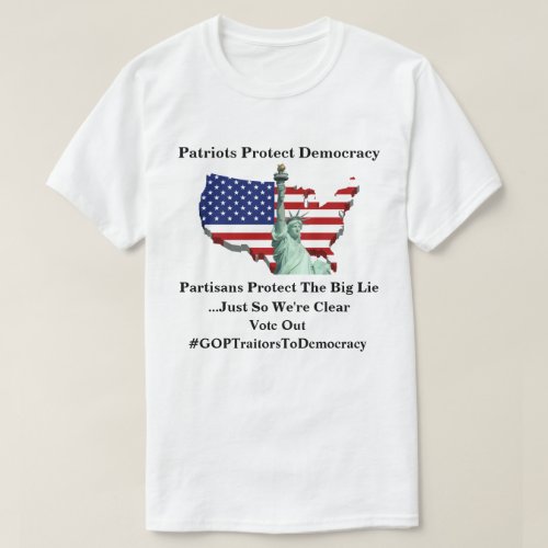 Patriots Protect Democracy T_Shirt