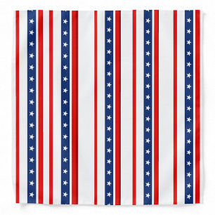 Patriots Stars Stripes Pattern Bandana