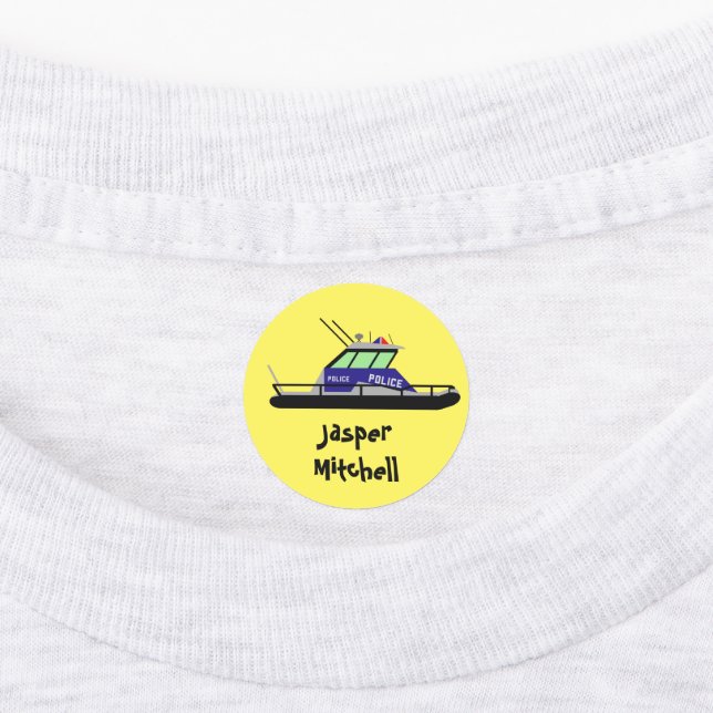 Patrol Boat Kids' Labels (Affixed)
