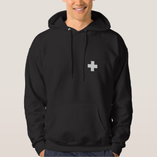 Patrol - White Cross Hoodie (with "Patrol'")