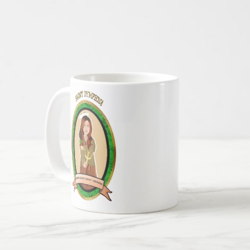 Patron Saint against anxiety disorders prayer mug Zazzle