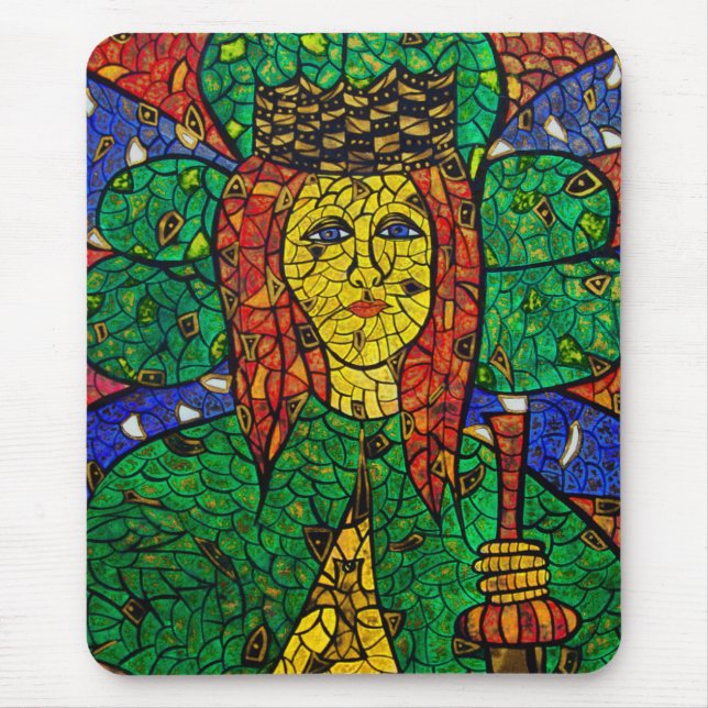 Patron Saint Of Depression And Anxiety St Dymphna Mouse Pad (Front)