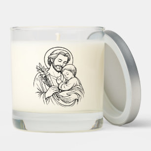 Patron Saint of Fathers, Faithful Dad Gift Scented Candle