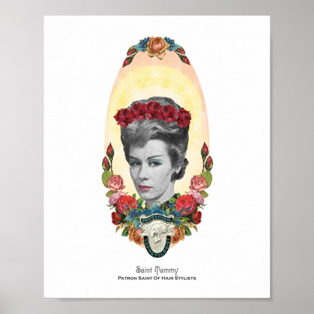 Patron Saint of Hair Stylists 8x10 Print (Front)