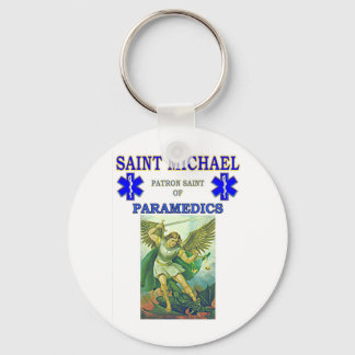 PATRON SAINT OF PARAMEDICS KEYCHAIN