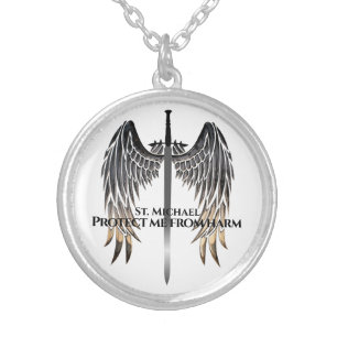 Patron Saint of Protection St. Michael Necklace