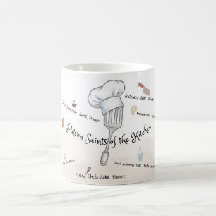 Patron Saints of the Kitchen, Catholic Mug