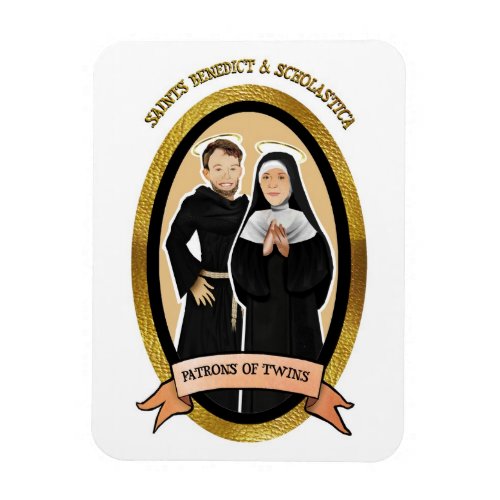 Patron Saints of Twins Icon Magnet
