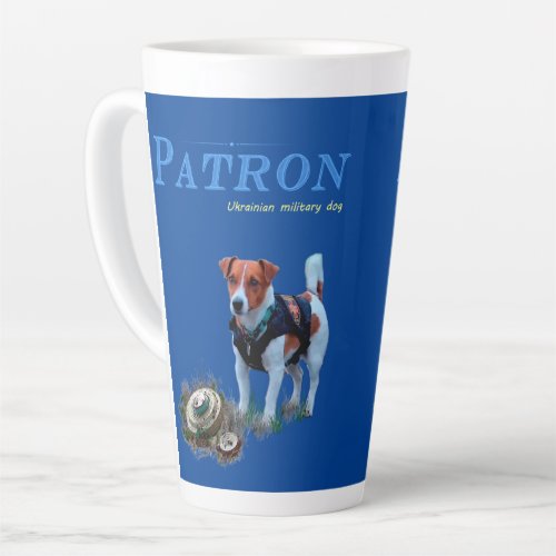 Patron the Ukrainian Pyrotechnician Dog   Coffee M Latte Mug