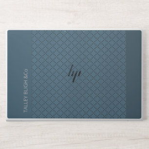 Patronage Blue Pattern HP Laptop Skin