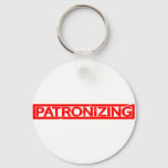 Patronizing Stamp Keychain