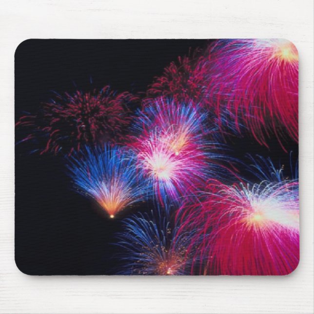 Patrotic fireballs fly, fireworks, mousepad (Front)