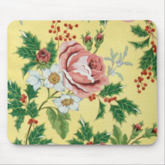 Pat's Floral Design Mouse Pad