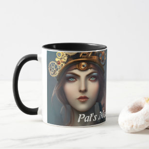 Pat's Morning Caffeine Personalized Customizable Mug