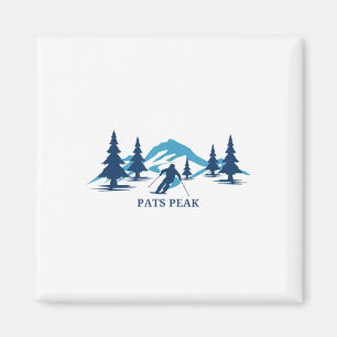 Pats Peak New Hampshire Ski Resort Skiing Skier _1 Magnet