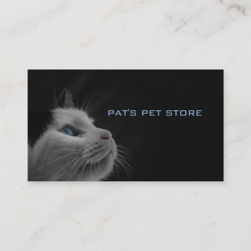 Customizable Pat's Pet Store Business Card Template
