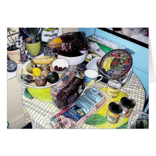 Patsy's Kitchen Table - Letter card (Front Horizontal)