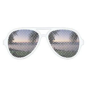 Pattaya Beach Sunset ... Chonburi, Thailand Aviator Sunglasses