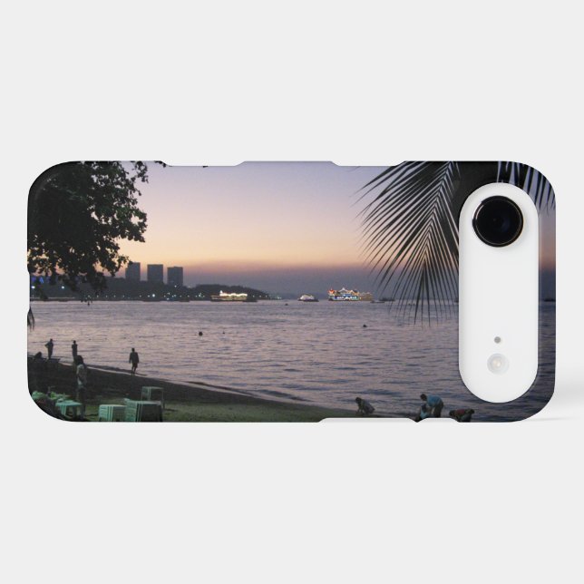 Pattaya Beach Sunset ... Chonburi, Thailand Case-Mate iPhone Case (Back (Horizontal))