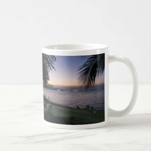 Pattaya Beach Sunset  Chonburi Thailand Coffee Mug