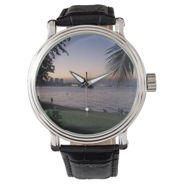 Pattaya Beach Sunset ... Chonburi, Thailand Watch (Front)