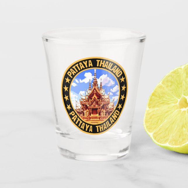 Pattaya                                            shot glass (Front)