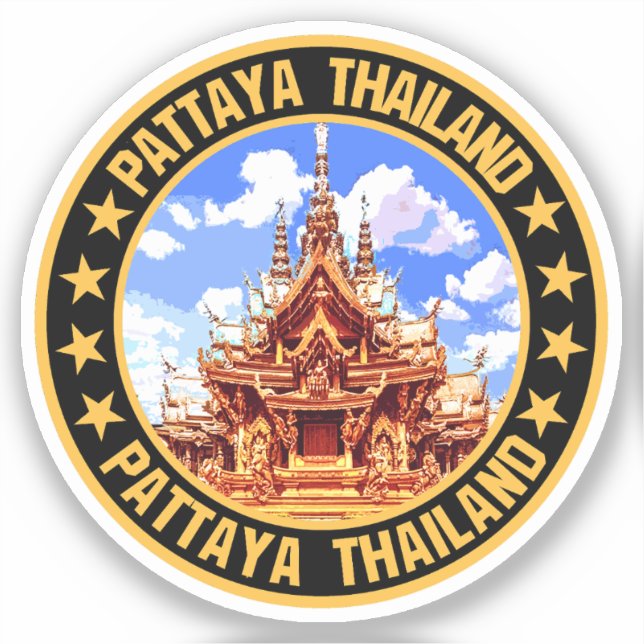 Pattaya                                            sticker (Front)