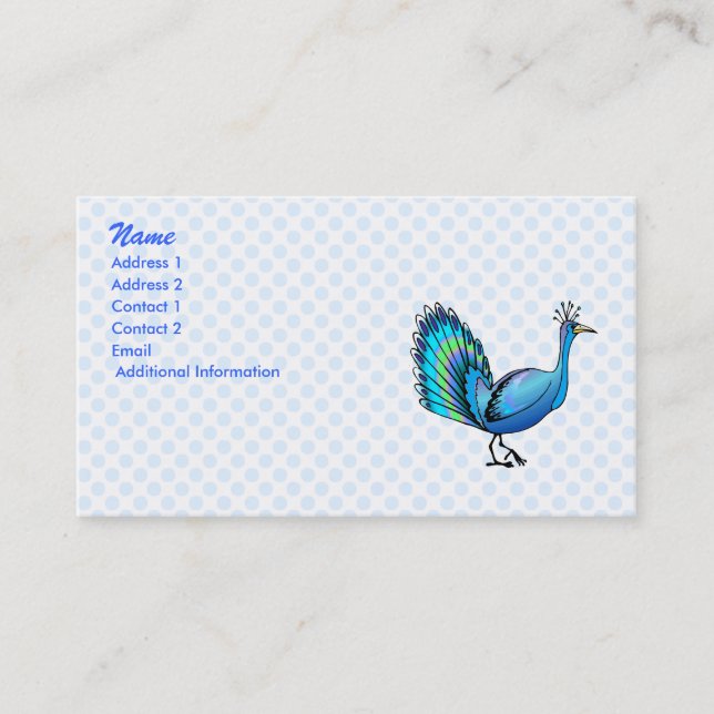 Patten Peacock Business Card (Front)