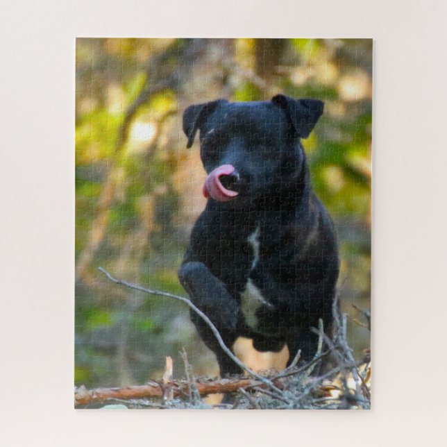Patterdale Terrier. Jigsaw Puzzle (Vertical)