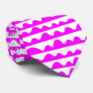 Pattern 020815 - Magenta and White Neck Tie