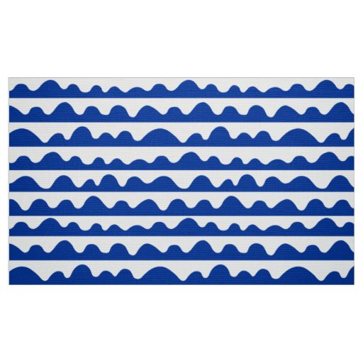 Pattern 020815 - Navy Blue and White Fabric