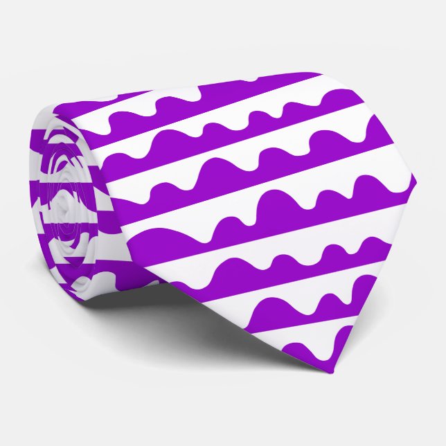 Pattern 020815 - Purple and White Tie (Rolled)